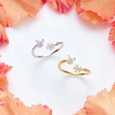 Garden party ring by daisy flake