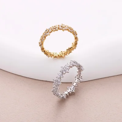 Daisy flake ring