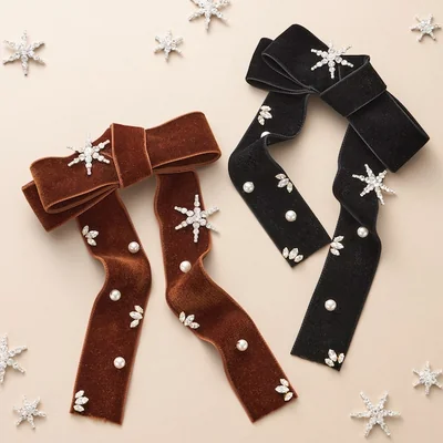 Stella velvet barrette