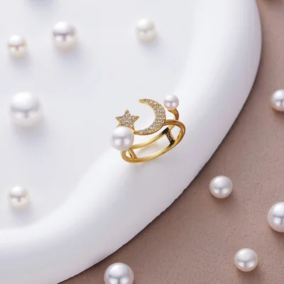 Starry night ring